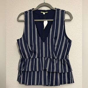 NWT Gianni Bini Size 10 Peplum Top